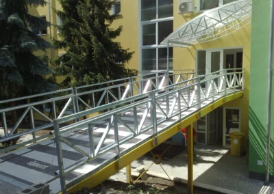 2008 – ABS Viamont, a.s. – footbridge to the entrance in Ústí nad Labem